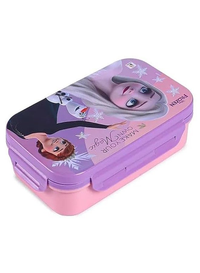 STRIDERS علبة غداء ديزني فروزن معزولة مع ملاعق للأطفال | تحافظ على وجباتهم طازجة وممتعة | حاوية طعام متينة، مانعة للتسرب، وسهلة الحمل | مثالية للمدرسة، والسفر، والنزهات، والاستخدام اليومي - Image 4